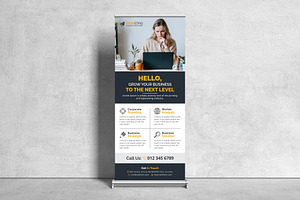Corporate Business Roll Up Banner