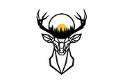 Artistic Geometric Deer Head Bundle, an Illustration by yasushie (Thumbnail 25 of 31)