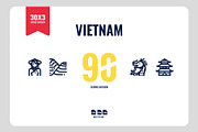 Vietnam 90 Icons, an Icon by Foxyard studio (Thumbnail 1 of 4)