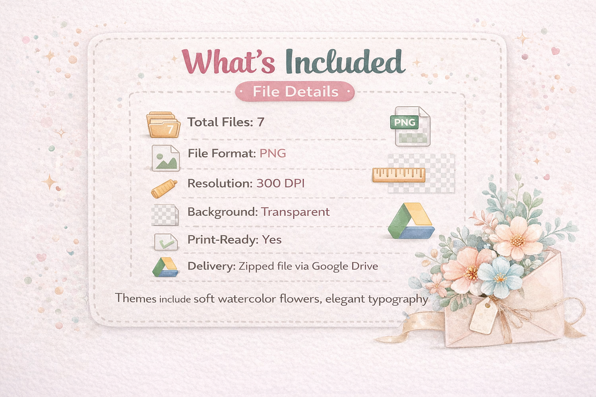 Floral Mama Monogram PNG Bundle, an Object Graphic by MIRoots Design Studio (Photo 3 of 4)