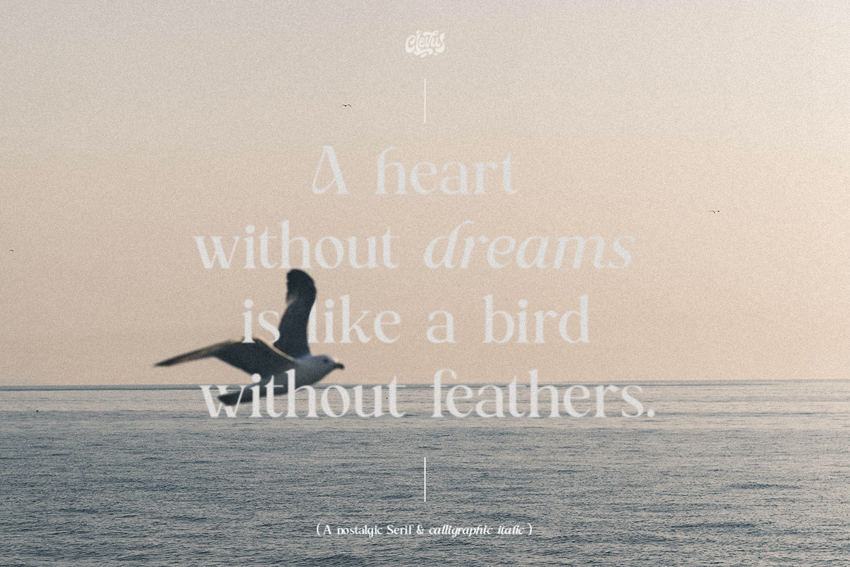 A'DayThatFeelsBetter | 20% off, a Serif Font by ClevUs (Photo 5 of 12)