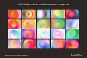 Bright & Luminous Radial Gradients, a Background Graphic by Komet & Flicker (Thumbnail 14 of 14)