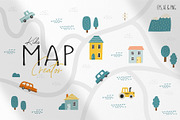 Cute Bundle. Map creator, space dino, an Object Graphic by MaNechaeva (Thumbnail 14 of 22)