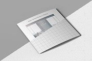 Square Bi-Fold Brochure Mockup, an Advertising Mockup by Illusiongraphic (Thumbnail 14 of 22)