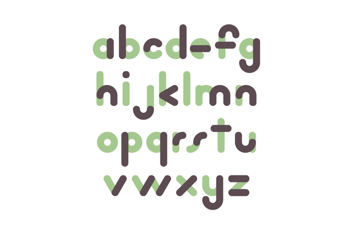 Overlapping Colorful Font, a Decorative Illustration by Greeek (Photo 5 of 8)