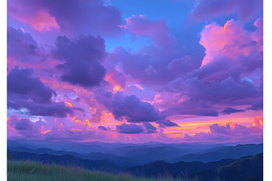 A stunning vista of a green mountain, a Nature Photo by ZinetroN