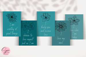 6 Affirmation Cards