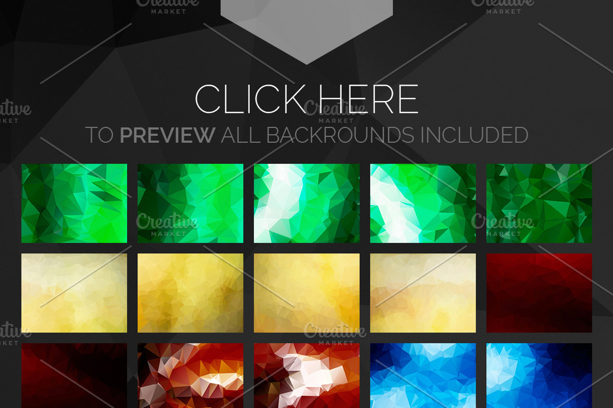 Colour Polygon Mega Pack preview 5