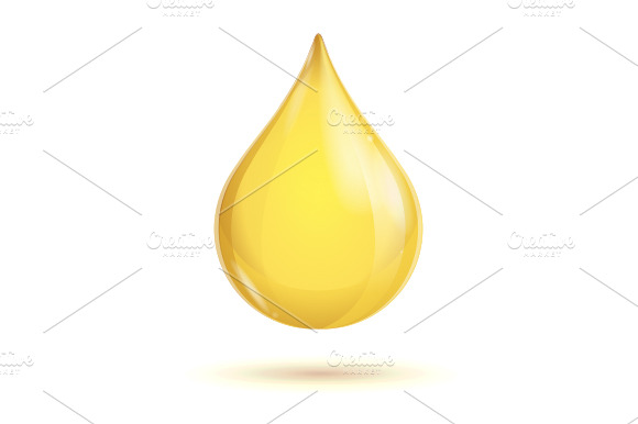 Vector Oil Transparent Drop