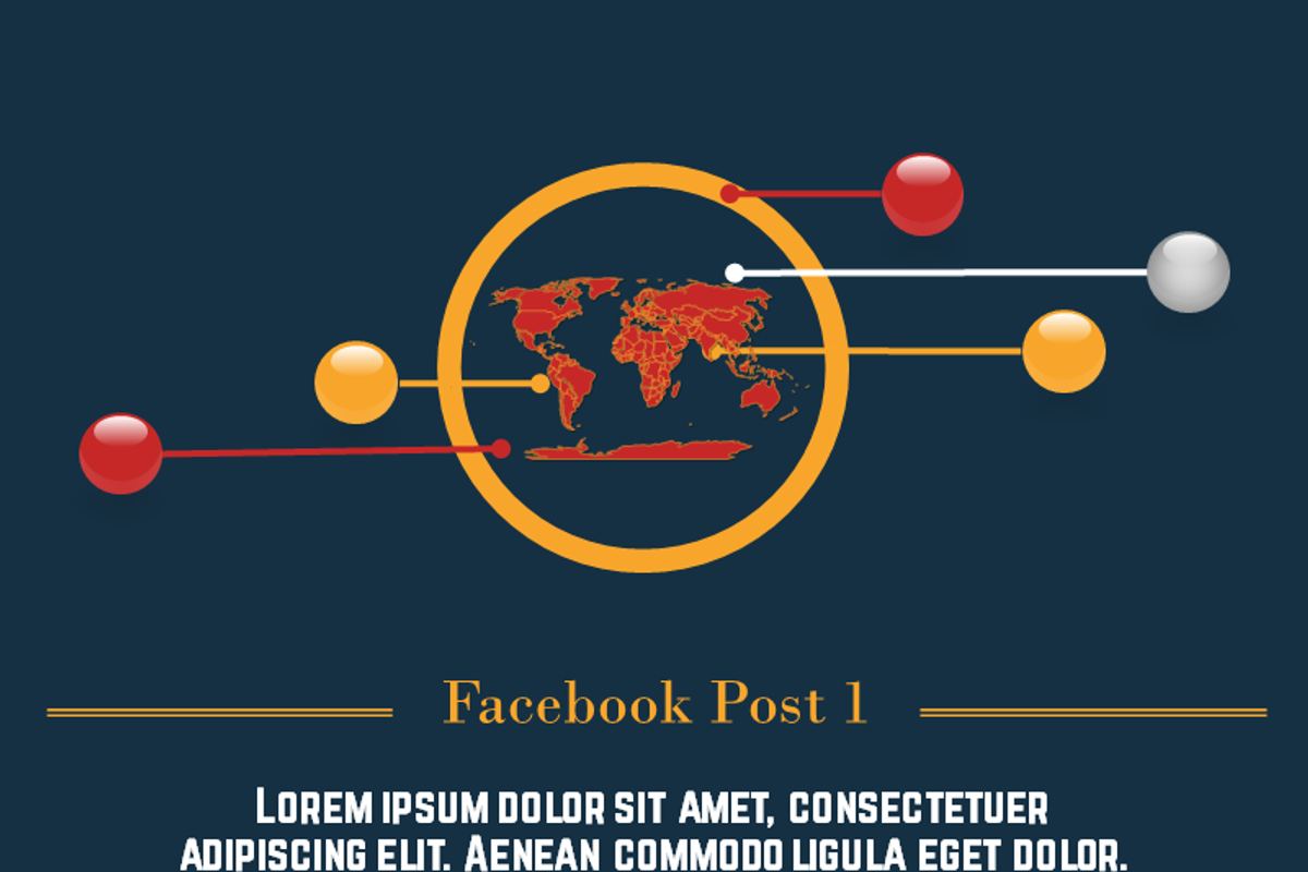 Facebook Post 1 PowerPoint template, a Social Media Template by Yes ...