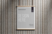 Hanging Poster Mockup, an Advertising Mockup by Artlogs (Thumbnail 2 of 5)