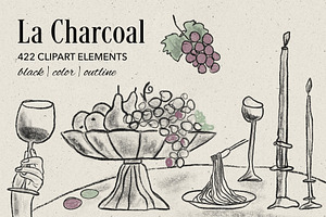 La Charcoal | 422 elements