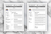 Clean Resume / CV Design Template, a Resume Template by Pixel Pro (Thumbnail 3 of 3)