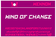 the wizard of one click font, a Font by weknow (Thumbnail 3 of 5)