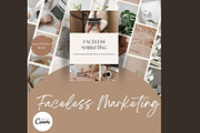 Faceless Digital Marketing: A Guide, a Marketing Template by Lynn Reese Designs (Thumbnail 1 of 5)