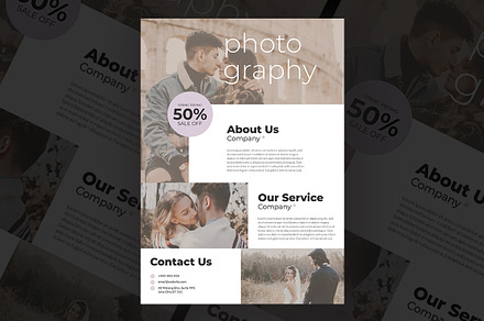 Photography Flyer, a Poster Template by Azruca