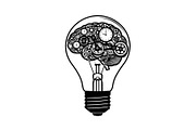 Creative Brain Light Bulb Bundle, an Object Illustration by Designs_River (Thumbnail 7 of 29)