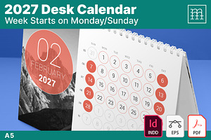 Desk Calendar 2027 (DC032-27)