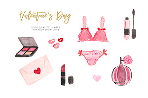 Valentines Day Planner Cliparts