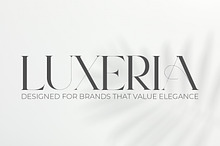 Luxeria – Luxury Serif Font
