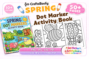 Spring Dot Markers Activity Book