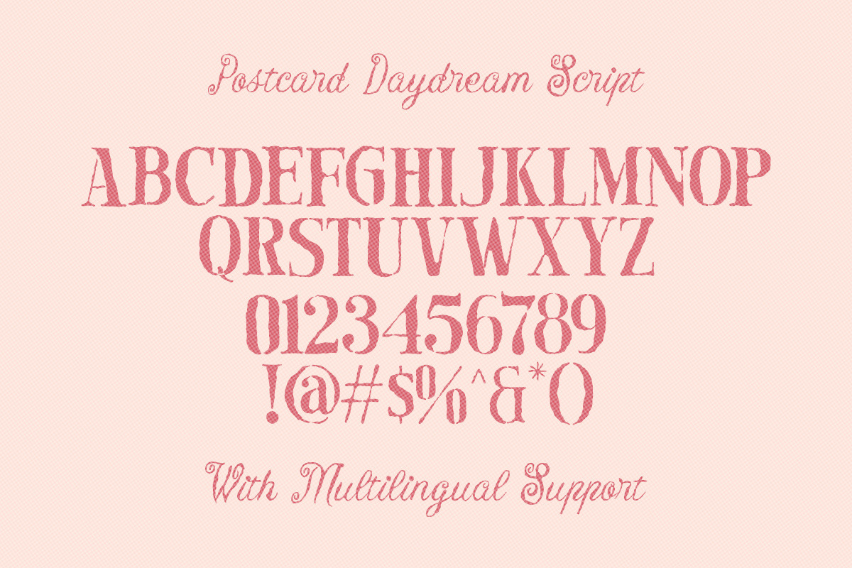 Postcard Daydream Coastal Font Duo, a Script Font by Littlehand (Photo 11 of 12)