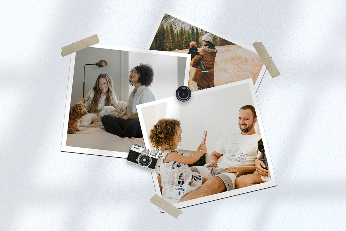 Polaroid Photo Collage Mockup, a Product Mockup by ENATIVE (Photo 4 of 5)