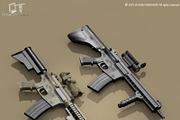 M4 rifle, an Object 3D Model by Tartino 3D models (Thumbnail 2 of 10)