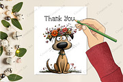 Whimsical Dogs Clipart Bundle, an Illustration by Creative Art (Thumbnail 10 of 10)