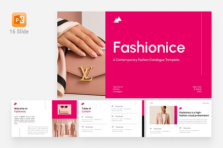 Pink Fashion Catalogue Presentation
