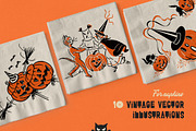 Retro Halloween Design Kit, a Seasonal Illustration by Retro Machine (Thumbnail 10 of 15)