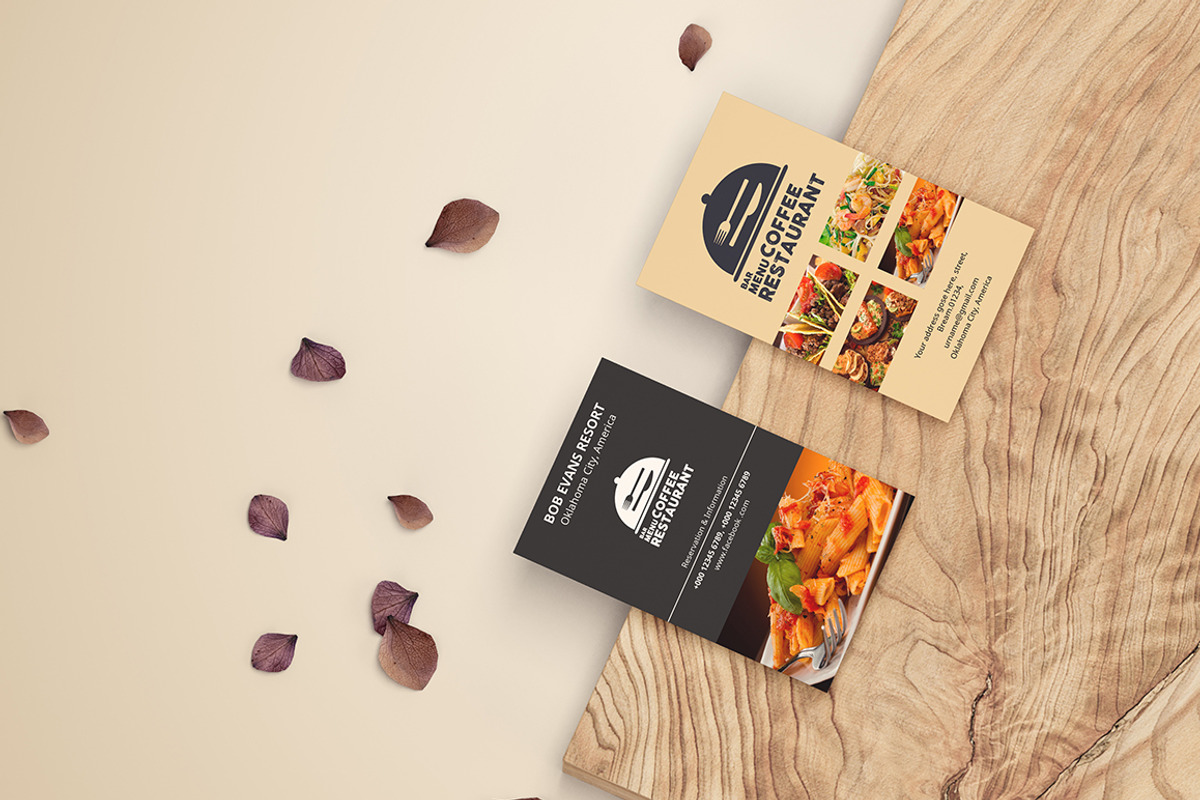 Restaurant Business Card, a Business Card Template by UI_Expert (Photo 1 of 3)