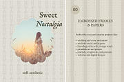 COTTAGECORE Embossed Papers & Frames, a Background Graphic by Madiwaso (Thumbnail 5 of 10)