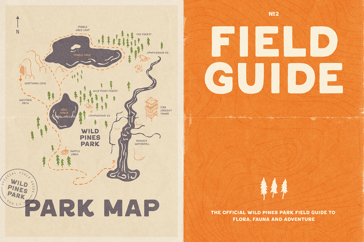Wild Pines Park National Park Font, a Sans Serif Font by TYPEHEIST (Photo 5 of 10)