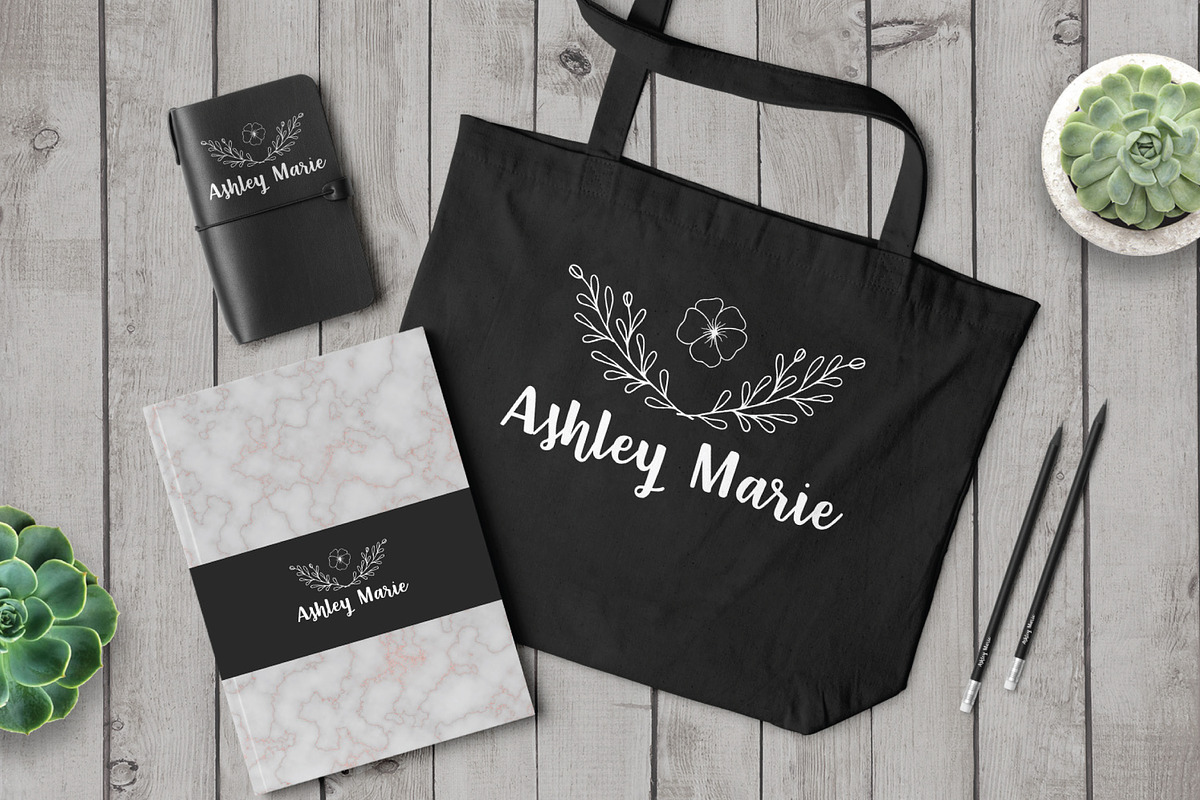 Champagne Script Handlettered Font preview 5