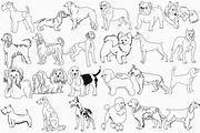 Dog Digital Stamps, a Graphic by Favorites_Art (Thumbnail 9 of 15)
