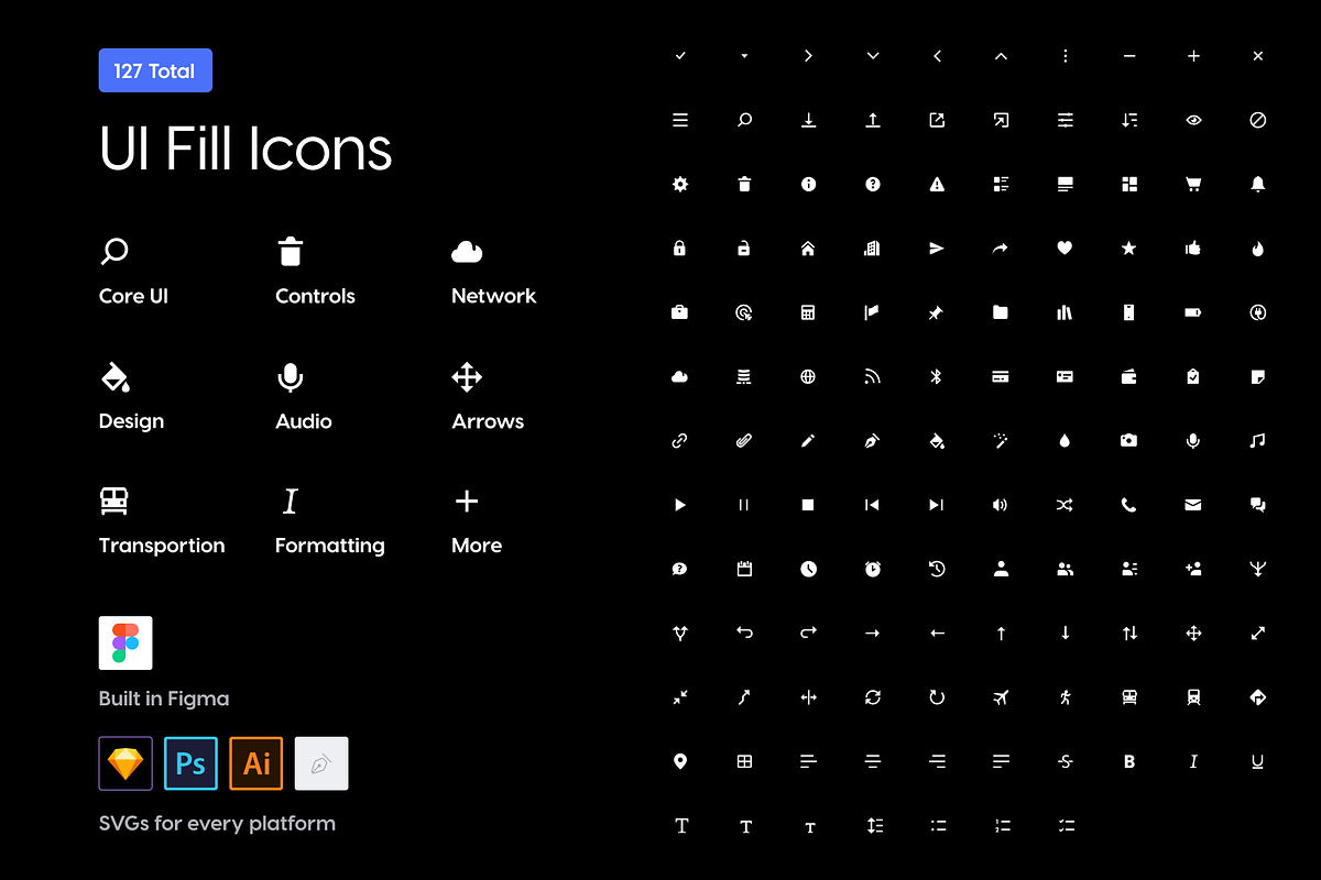 Icon Pack • UI Fill Icons, an Icon by Isaac N.C.