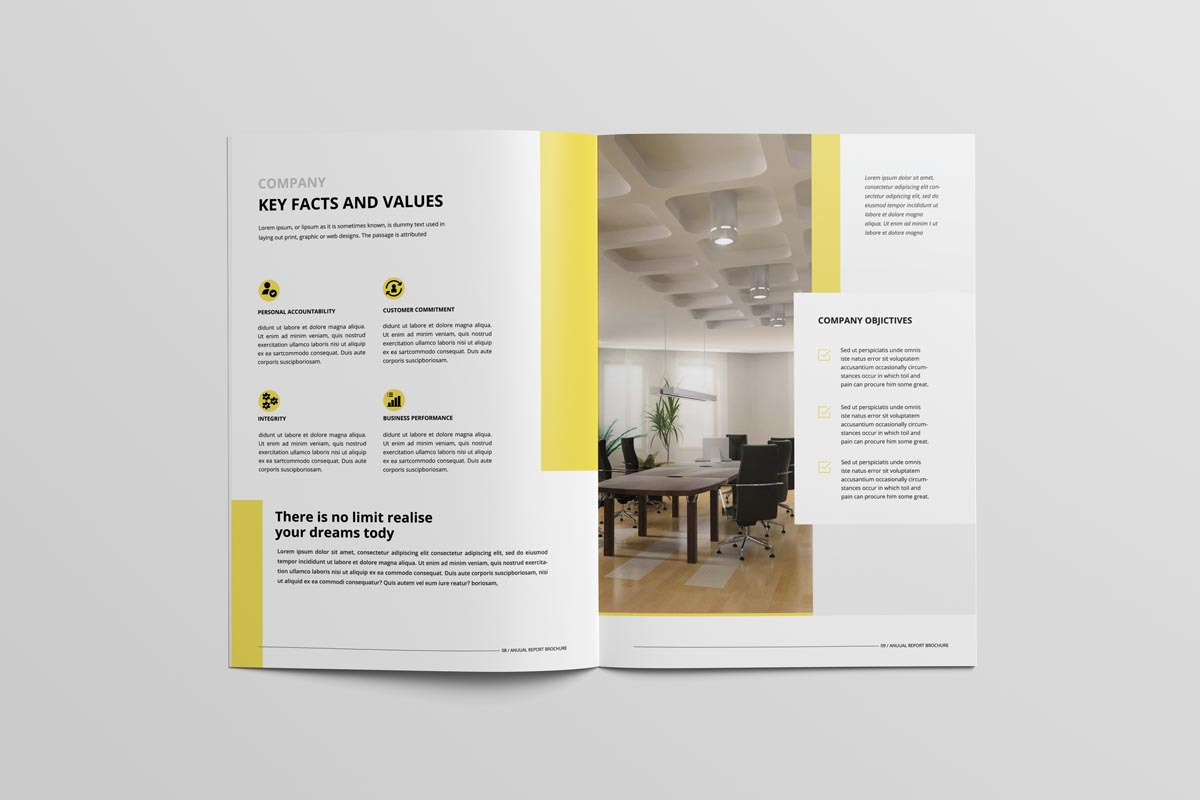 Annual Report Brochure, a Brochure Template by New Lines (Photo 5 of 7)