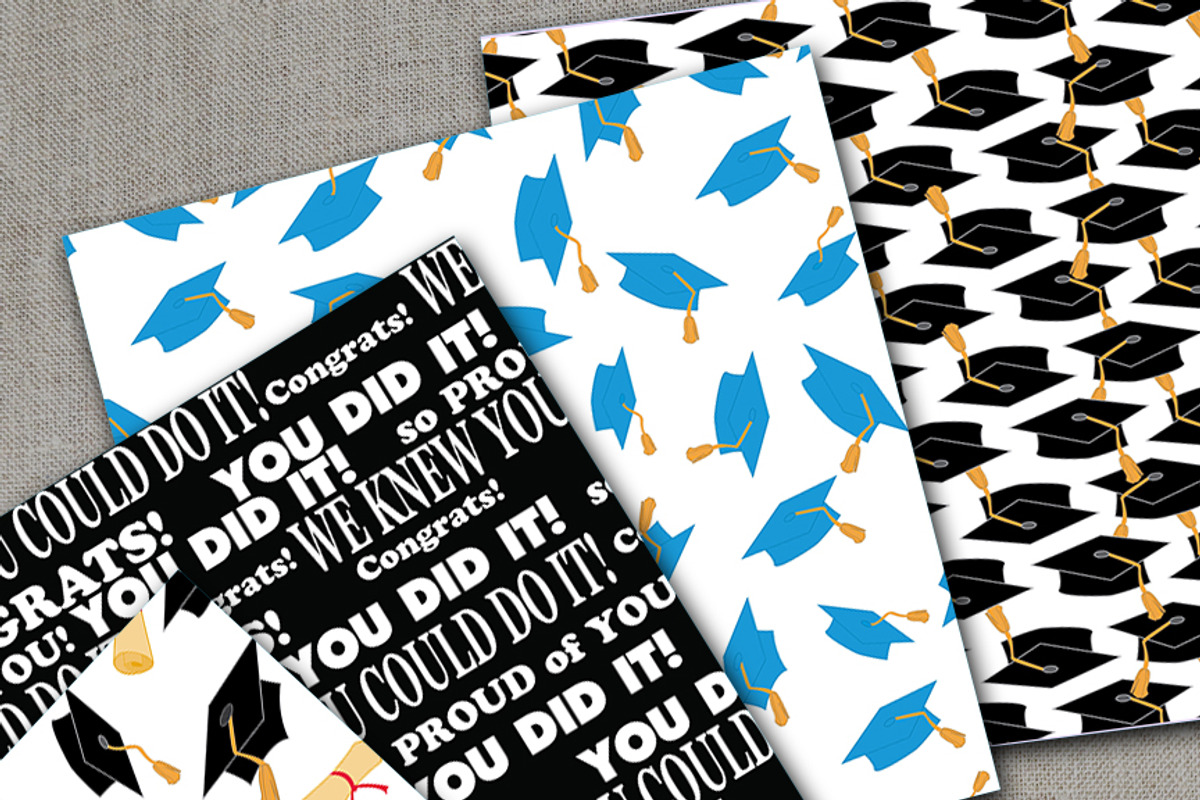Graduation digital papers AMB-516 preview 2