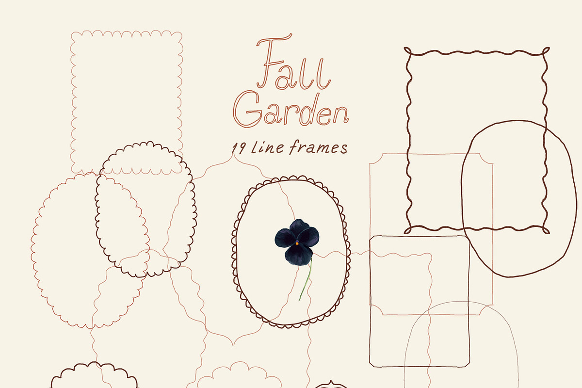 Fall Flowers PNG Illustrations, a Decorative Illustration by whiteheartdesign (Photo 13 of 16)