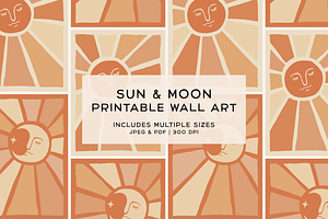 2 Sun & Moon Posters