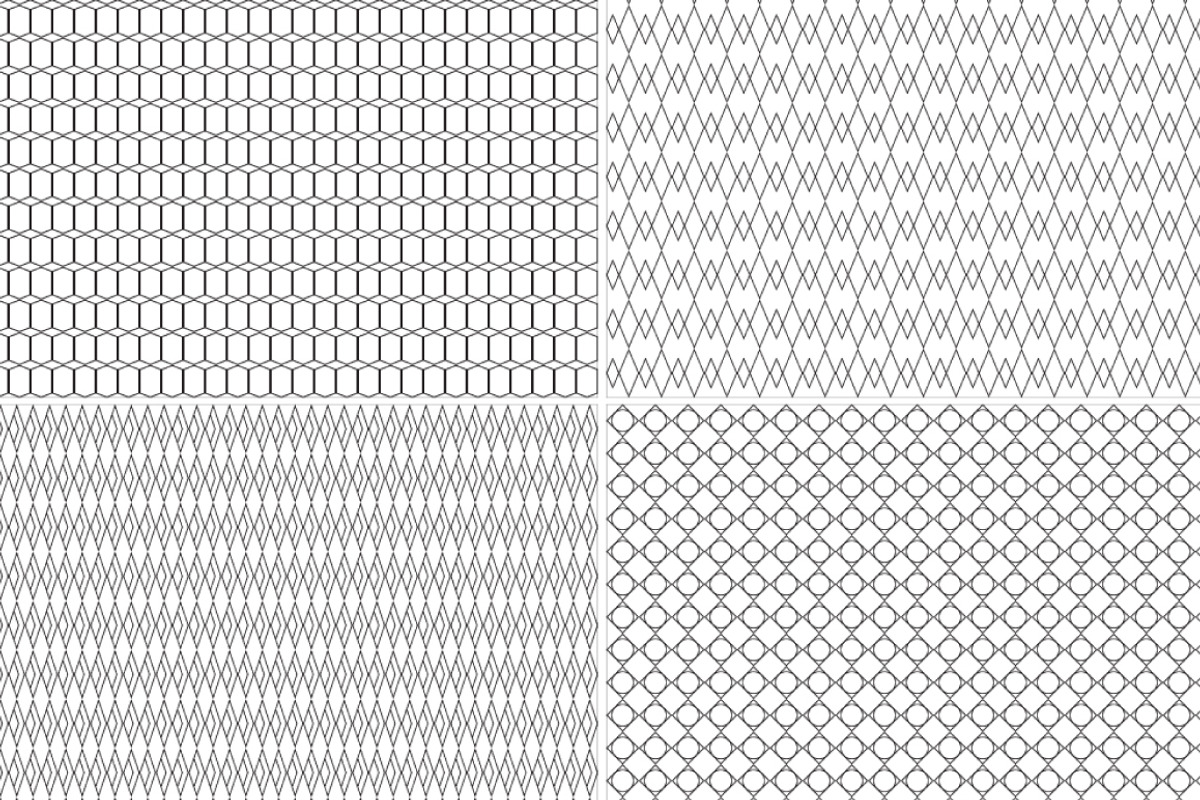 12 Seamless Geometric Patterns preview 3