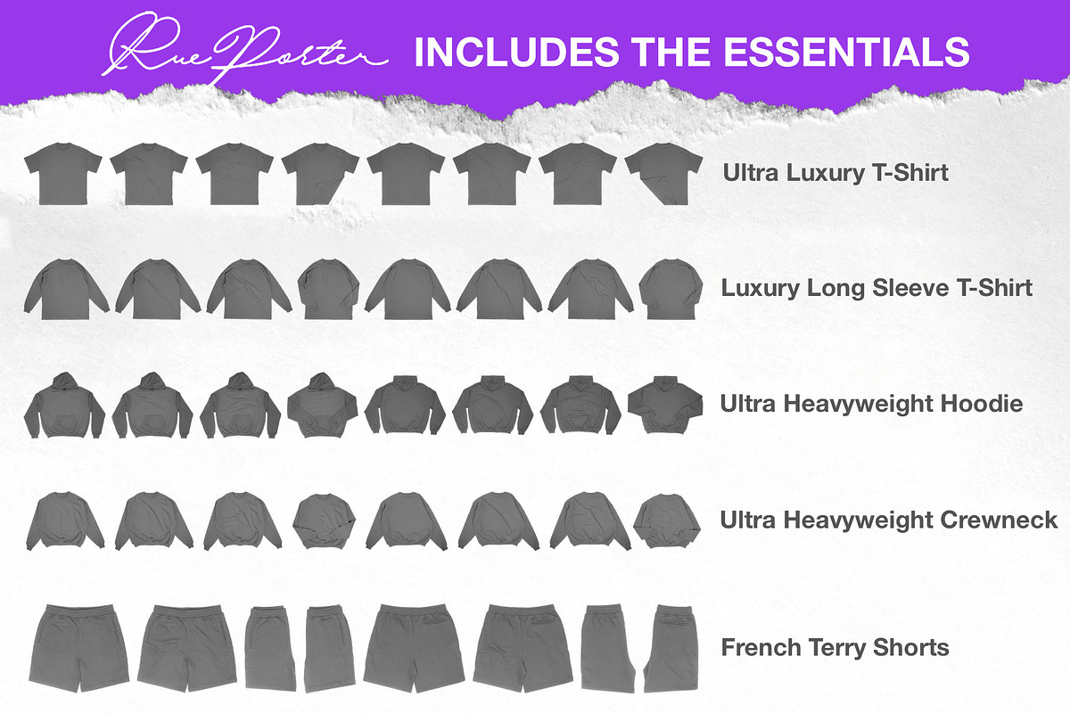 Rue Porter Mockups Collection, a Hoody Mockup by Pixel Sauce™ (Photo 2 of 6)