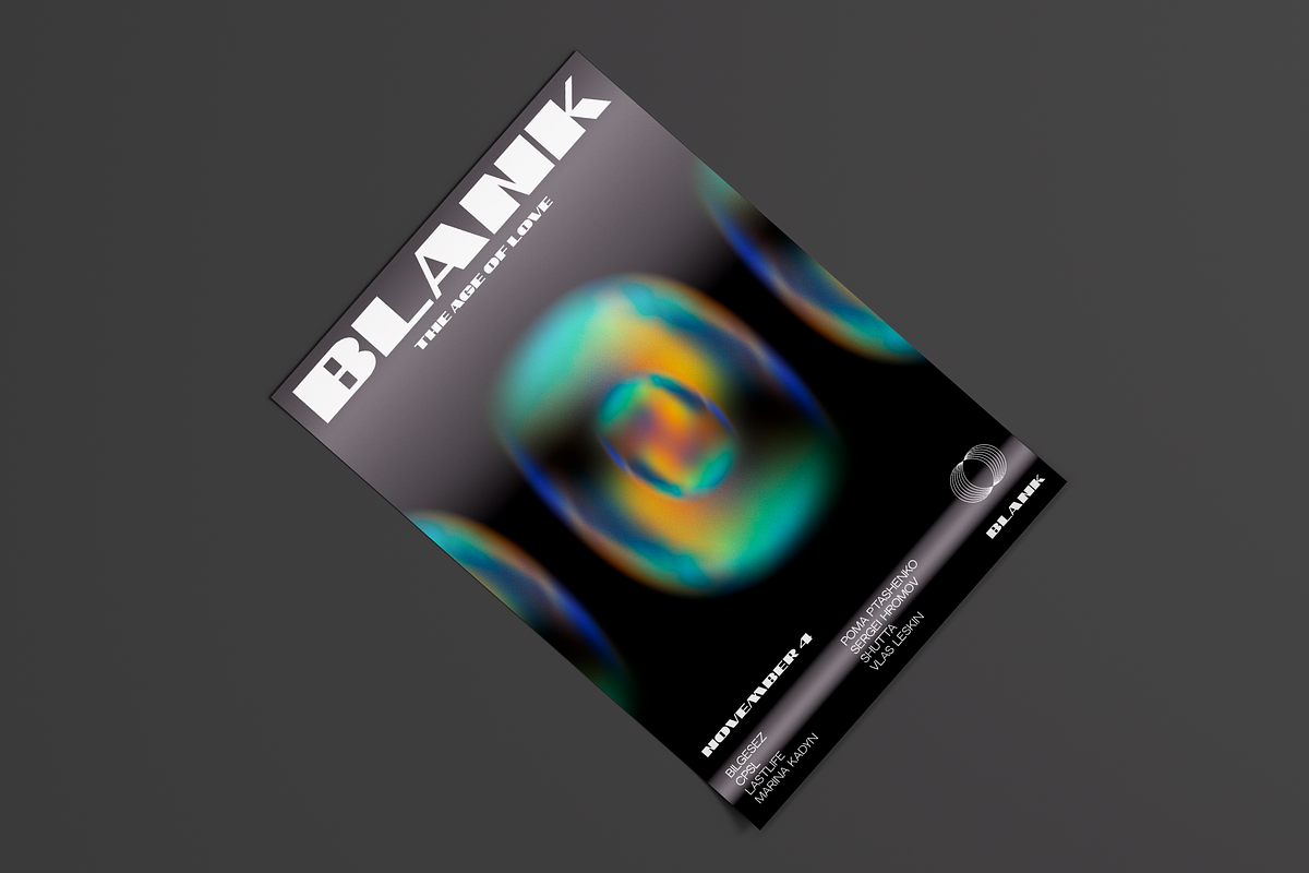 Techno/house party flyer template, a Flyer Template by MAcherry design studio (Photo 2 of 2)