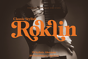 Roklin - Classic Stylish, a Serif Font by Sign Studio (Thumbnail 1 of 11)