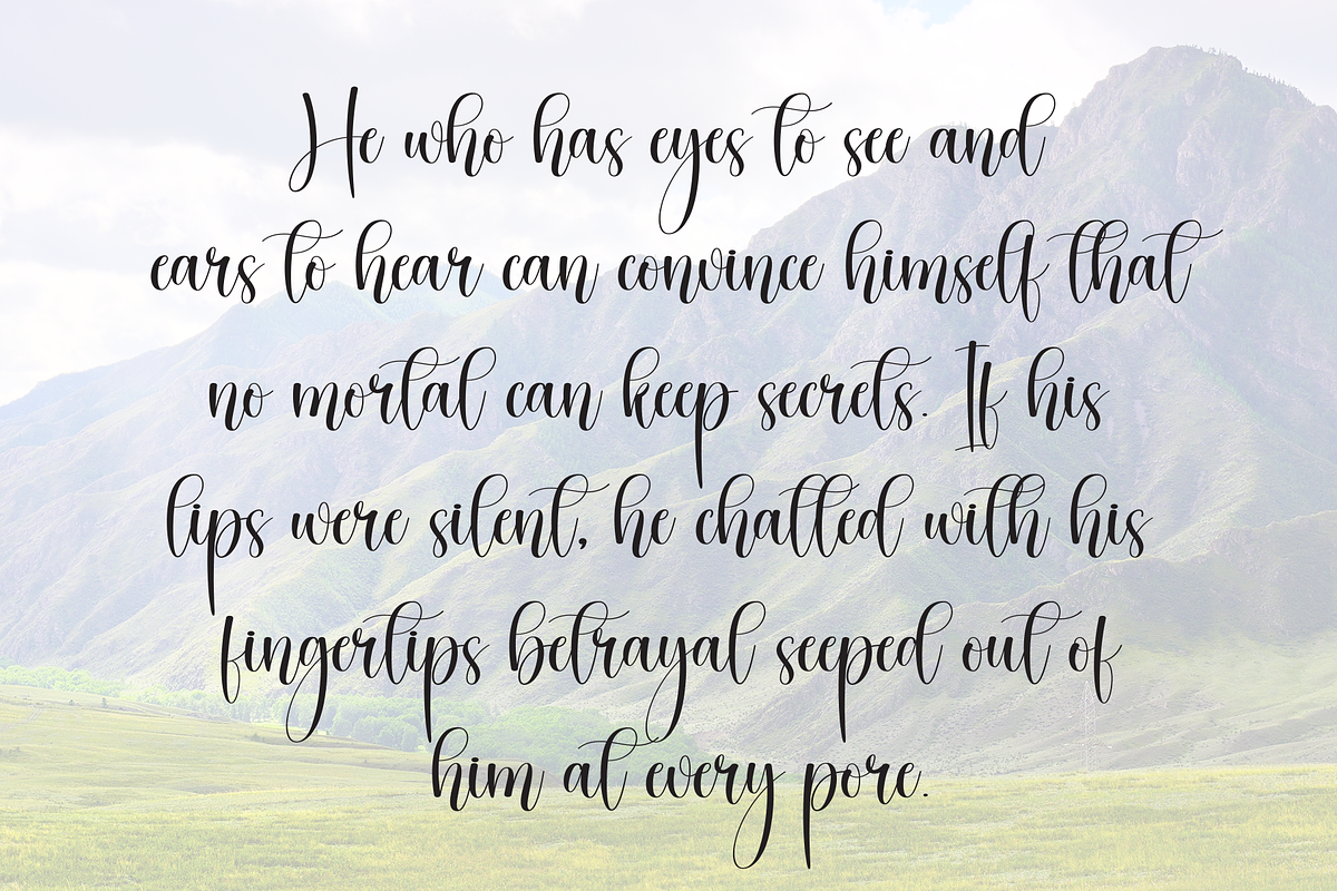 Bride | Script Font, a Handwritten Font by Scratchones (Photo 6 of 9)