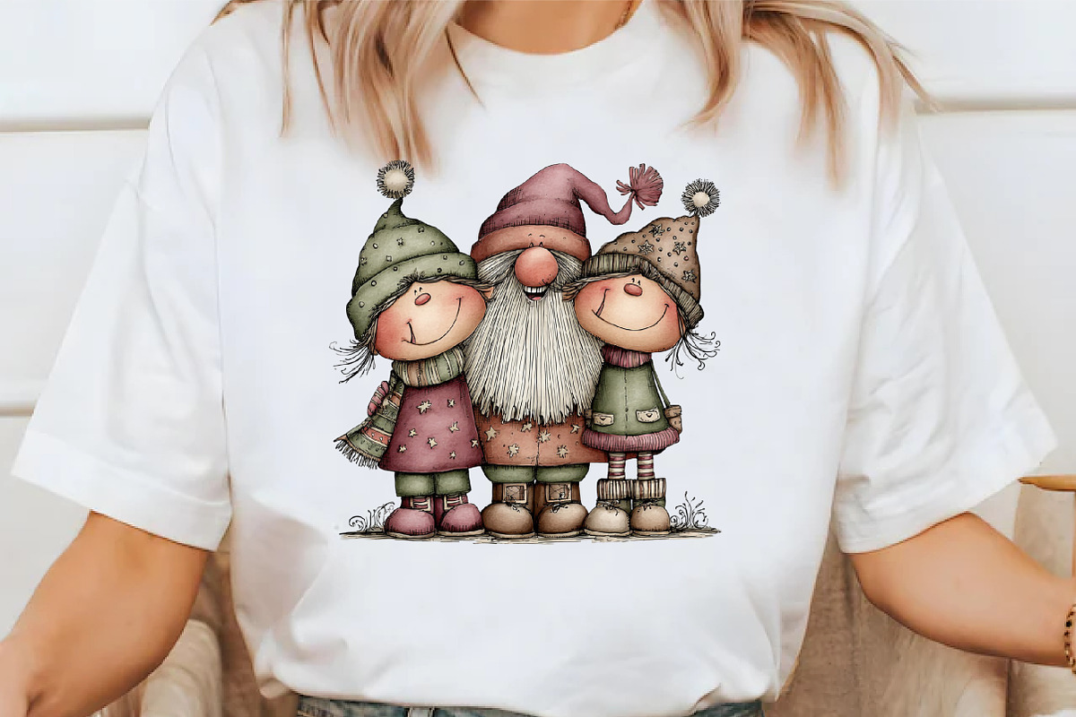 Retro Santa Clipart, an Illustration by Libby Wishes (Photo 7 of 7)