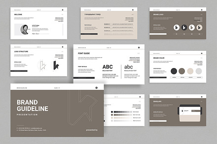 Professional Brand Guidelines, an UI Kit Template by MightyDesign