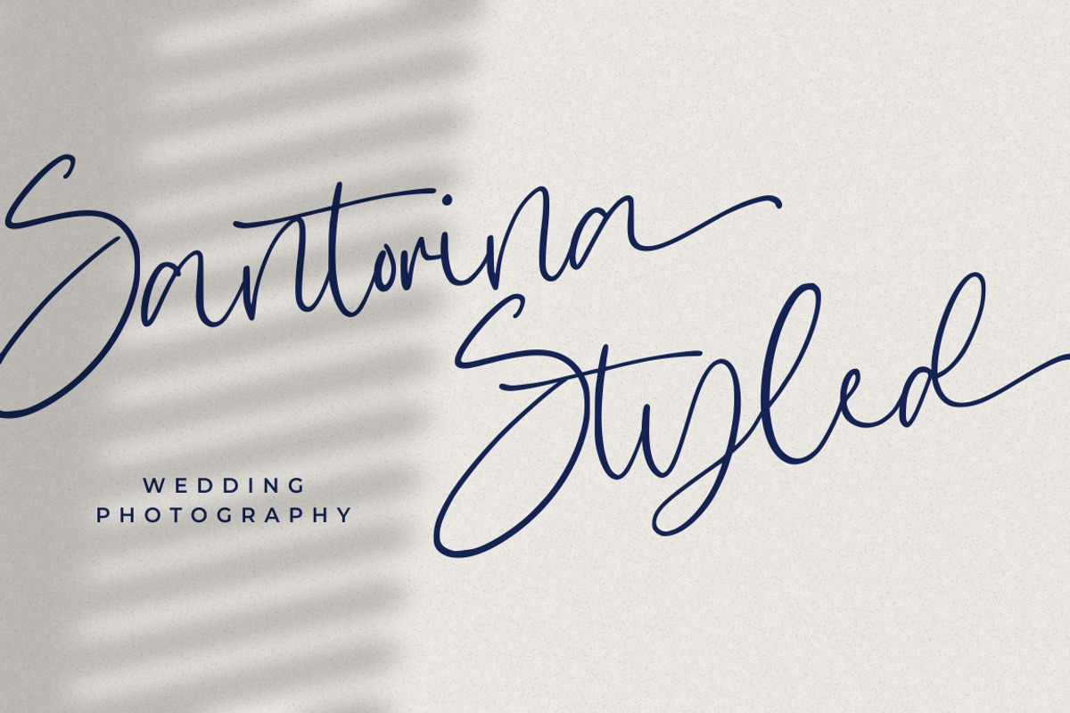 Hugesnow - Signature Font preview 2