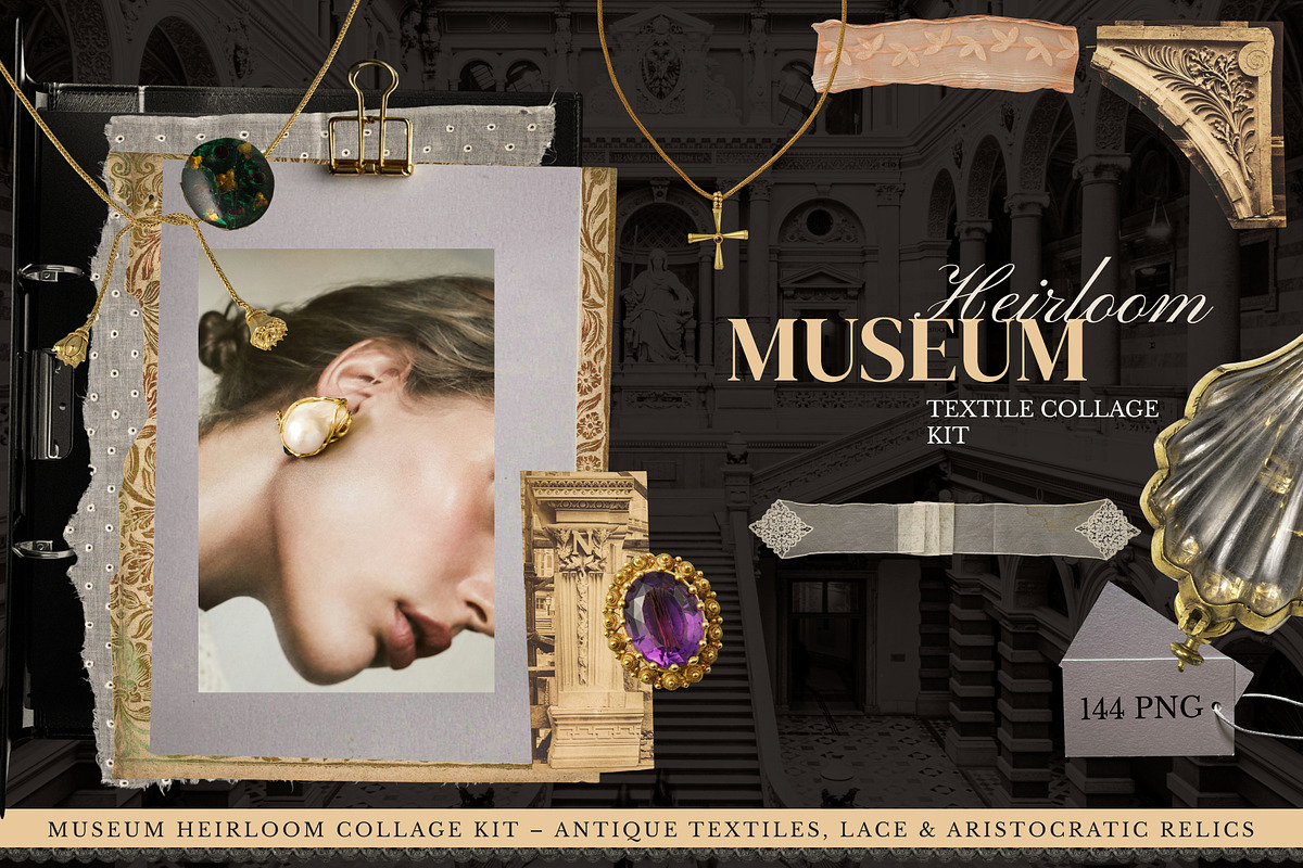 Heirloom Archive: Lace & Relics, an Object Graphic by Anzhelika (Photo 1 of 14)